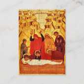 正教 キリスト教 葬儀 祈祷 アイコン カード (正面)