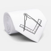 正方形およびコンパスのネクタイ ネクタイ (ロール)