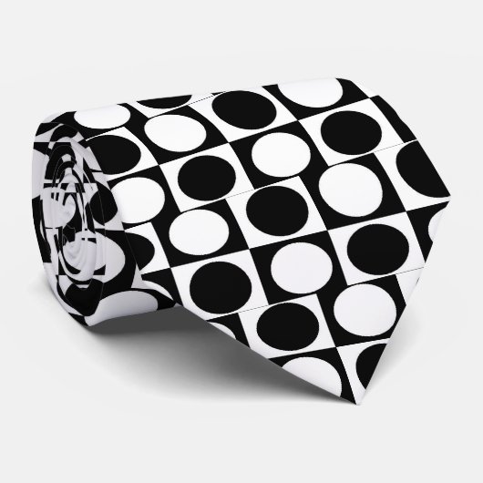 正方形および円 ネクタイ (ロール)