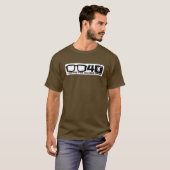 正方形くまを捜すこと Tシャツ (正面フル)