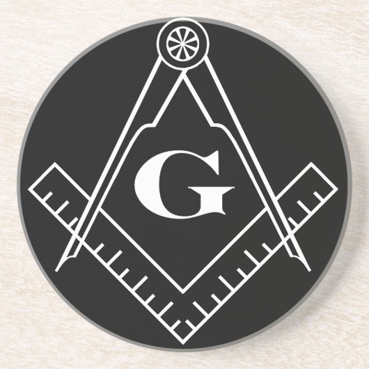 正方形とコンパスコースター コースター (正面)