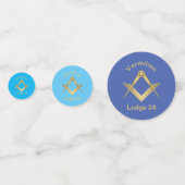 正方形とコンパス コンフェッティ (裏面)