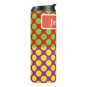 正方形とドット タンブラー (回転左)