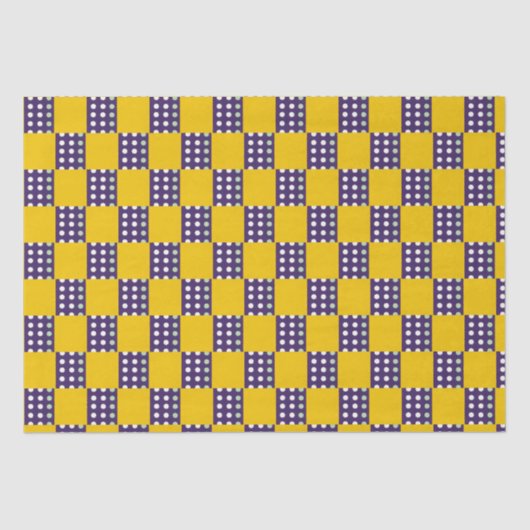 正方形とドット 薄葉紙 (正面)