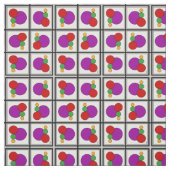 正方形と円の抽象芸術 ファブリック (見本)