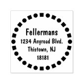 正方形と円 セルフインキングスタンプ (デザイン)