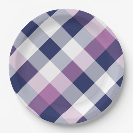 正方形と色5 ペーパープレート (正面)