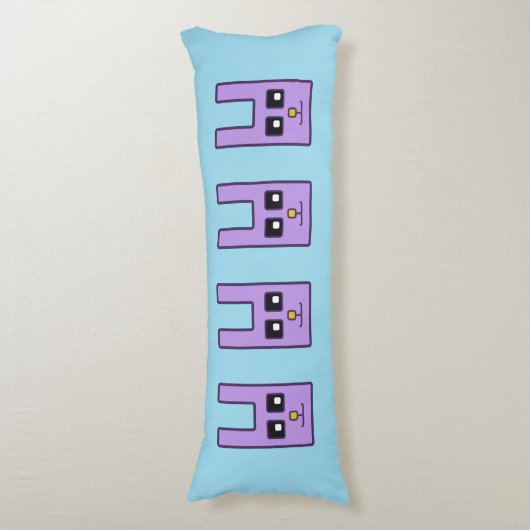 正方形のイースターのウサギの抱き枕 ボディピロー (正面縦)