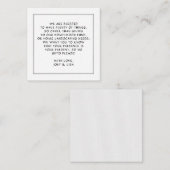 正方形のウィッシングウェルのカードエンクロージャのニュートラルカラー エンクロージャーカード (正面/裏面)