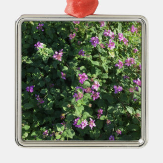 正方形のオーナメント メタルオーナメント