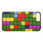 正方形のカラフルな円 Case-Mate iPhoneケース (裏面(横))