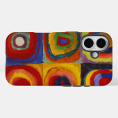 正方形のカラー勉強円バイカンディンスキー Case-Mate iPhoneケース (裏面 (横))