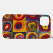 正方形のカラー勉強円バイカンディンスキー Case-Mate iPhoneケース (裏面 (横))