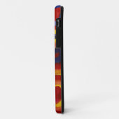 正方形のカラー勉強円 Case-Mate iPhoneケース (裏面/左)