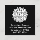 正方形のクーポンカード 割引カード (裏面)