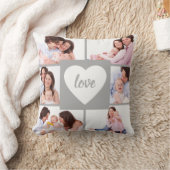 正方形のコラージュのカスタムの写真 クッション (ブランケット)