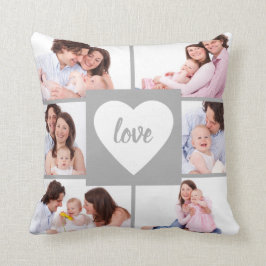 正方形のコラージュのカスタムの写真 クッション