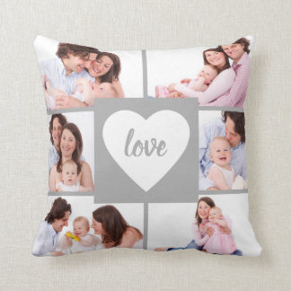 正方形のコラージュのカスタムの写真 クッション