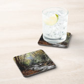 正方形のコースター-束の入り江2 コースター (右側)