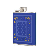 正方形のドロップ フラスク (左)