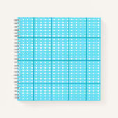 正方形のノートにデジタルアート。 ノートブック (正面)