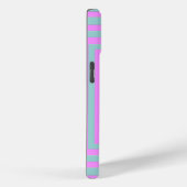 正方形のピンクとグレー Case-Mate iPhoneケース (裏面 / 右)