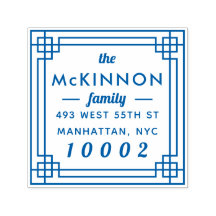 正方形のファミリ名を作成差出人住所