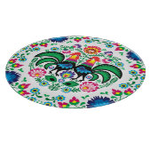 正方形のポーランドのオンドリパターン カッティングボード (角)