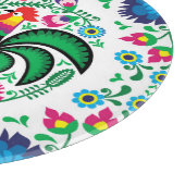 正方形のポーランドのオンドリパターン カッティングボード (角)