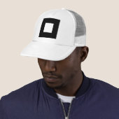 正方形のモチーフ キャップ (インサイチュ)