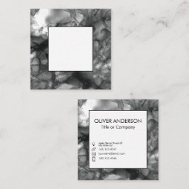 正方形のロゴ（白黒） スクエア名刺