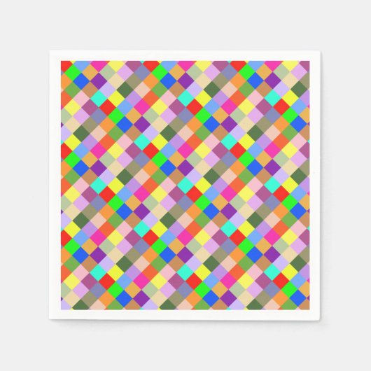 正方形の二乗 スタンダードカクテルナプキン (正面)