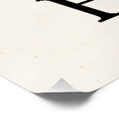 正方形の光沢のあるポスタープリントパーソナライズされたポスター ポスター (コーナー)