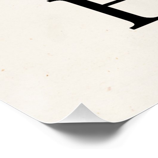 正方形の光沢のあるポスタープリントパーソナライズされたポスター ポスター (コーナー)