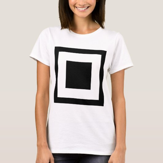 正方形の内部 Tシャツ (正面)