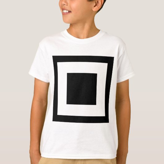 正方形の内部 Tシャツ (正面)