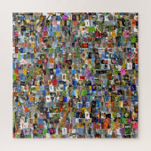 正方形の写真と写真デザイン、 ジグソーパズル (縦)