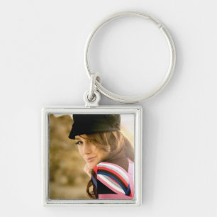 正方形の写真のkeychain キーホルダー