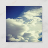 正方形の写真を追加する スクエア名刺 (正面)