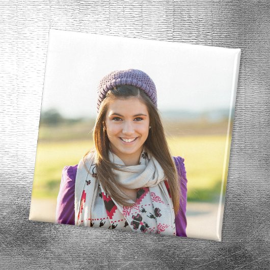 正方形の写真を追加する マグネット