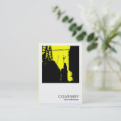 正方形の写真0104 – 下建築 – 黄 名刺 (スタンド正面)