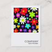 正方形の写真0140 – 漫画の花 名刺 (正面)