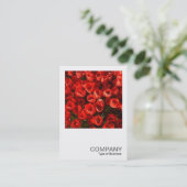 正方形の写真01 – チューリップ 名刺 (スタンド正面)