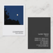 正方形の写真0238 – 夏の夜 名刺 (正面/裏面)