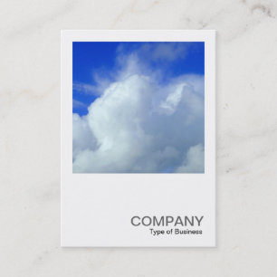 正方形の写真0258 – 雲 名刺
