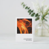 正方形の写真0280 – フラクタルの炎 名刺 (スタンド正面)