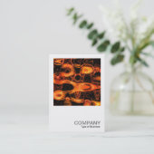 正方形の写真0281 – フラクタル炎波 名刺 (スタンド正面)