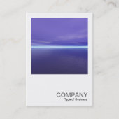 正方形の写真0298 -紫色の夜明け 名刺 (正面)