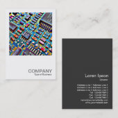 正方形の写真0312 – 美しい回路 名刺 (正面/裏面)