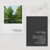 正方形の写真0324 – 運河 名刺 (正面/裏面)